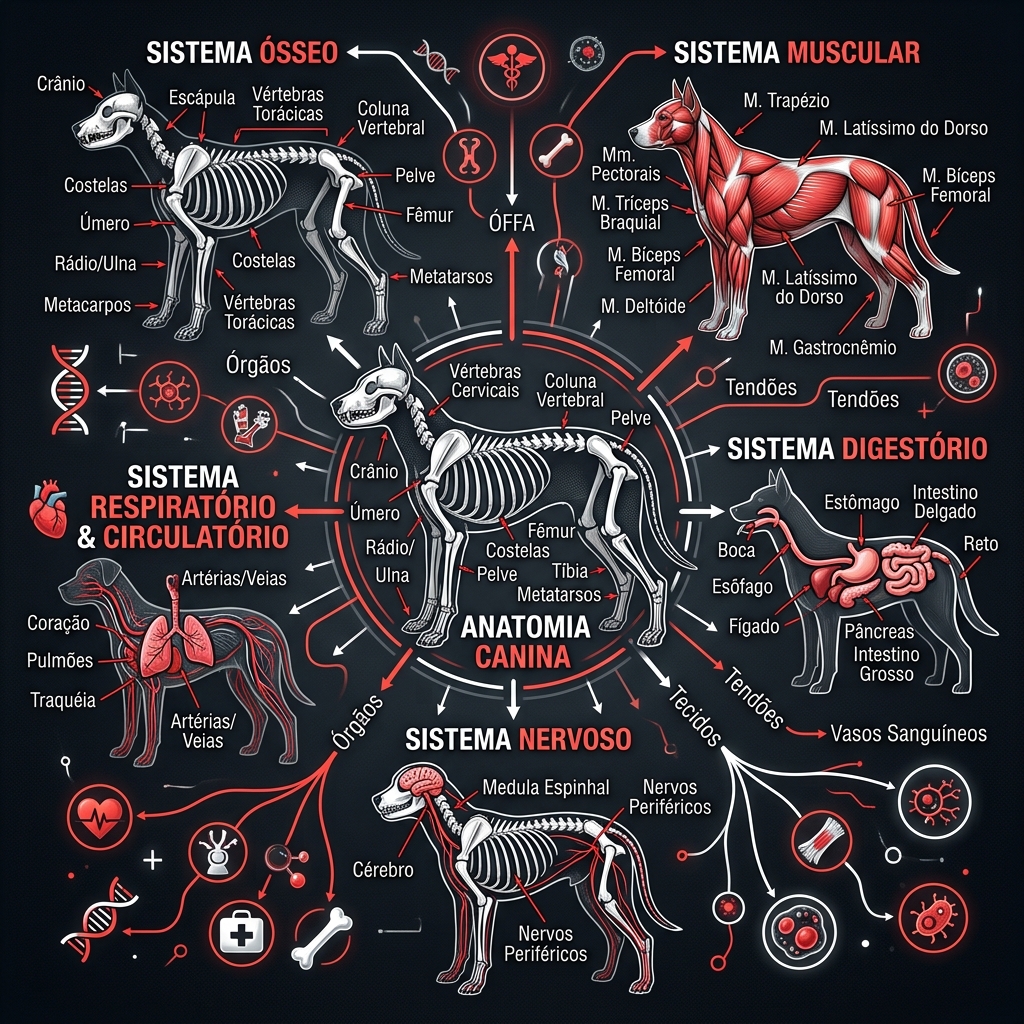 Mapa de Anatomia Veterinária